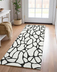 LOOMLAN Rugs Elowira Ivory Washable Indoor-Outdoor Rug