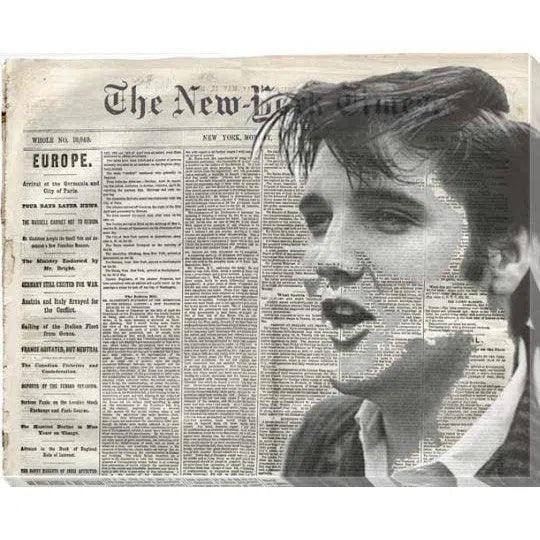 LOOMLAN Elvis Wall Art Indoor Outdoor Canvas