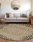 LOOMLAN Rugs Elyvia Gold Washable Indoor-Outdoor Rug