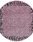 LOOMLAN Rugs Elyvia Pink Washable Indoor-Outdoor Rug