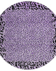 LOOMLAN Rugs Elyvia Purple Washable Indoor-Outdoor Rug