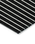LOOMLAN Rugs Ember Black Washable Indoor-Outdoor Rug
