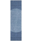 LOOMLAN Rugs Ember Blue Washable Indoor-Outdoor Rug