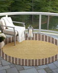 LOOMLAN Rugs Ember Brown Washable Indoor-Outdoor Rug