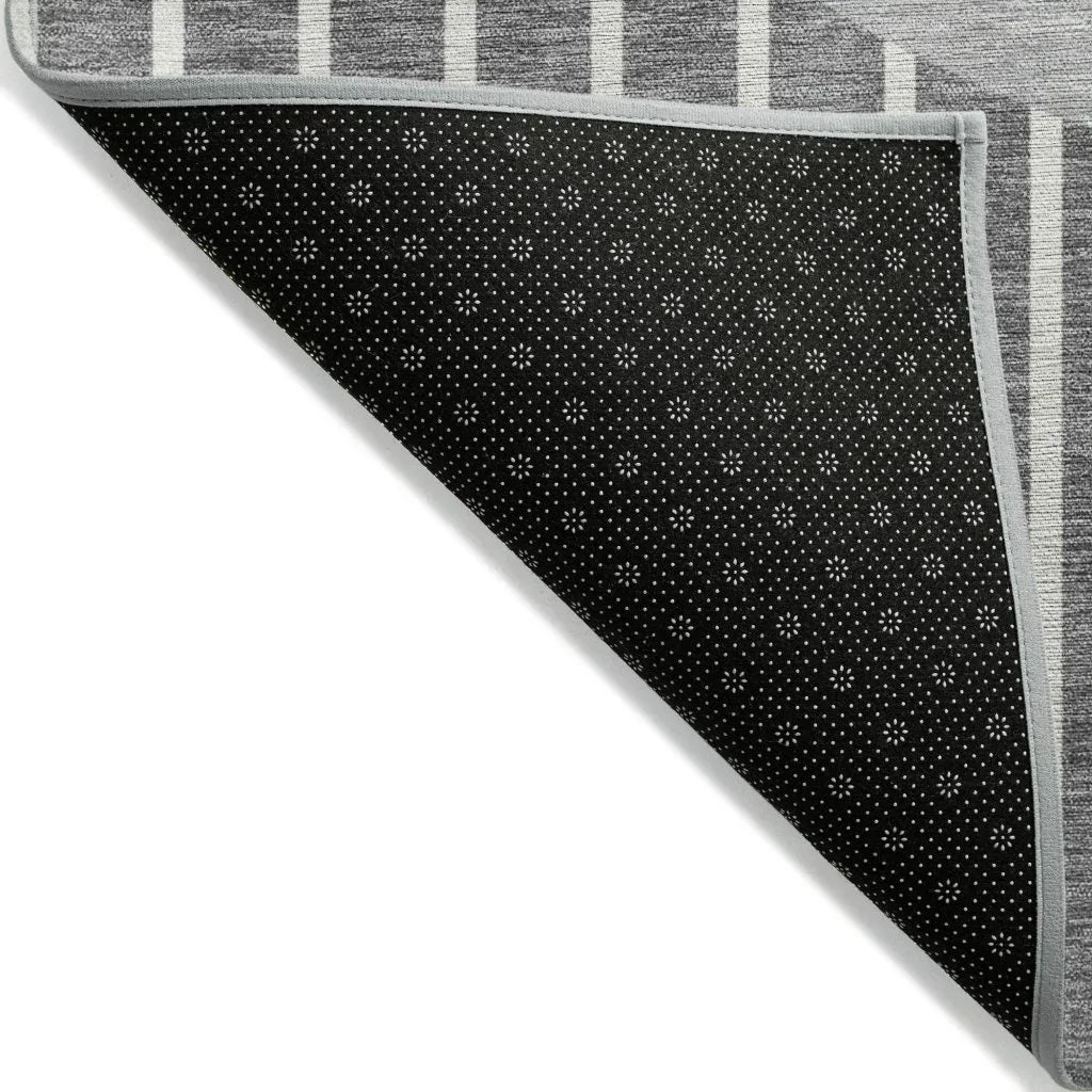 LOOMLAN Rugs Ember Gray Washable Indoor-Outdoor Rug