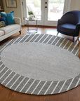 LOOMLAN Rugs Ember Gray Washable Indoor-Outdoor Rug