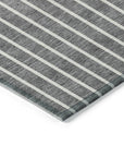 LOOMLAN Rugs Ember Gray Washable Indoor-Outdoor Rug