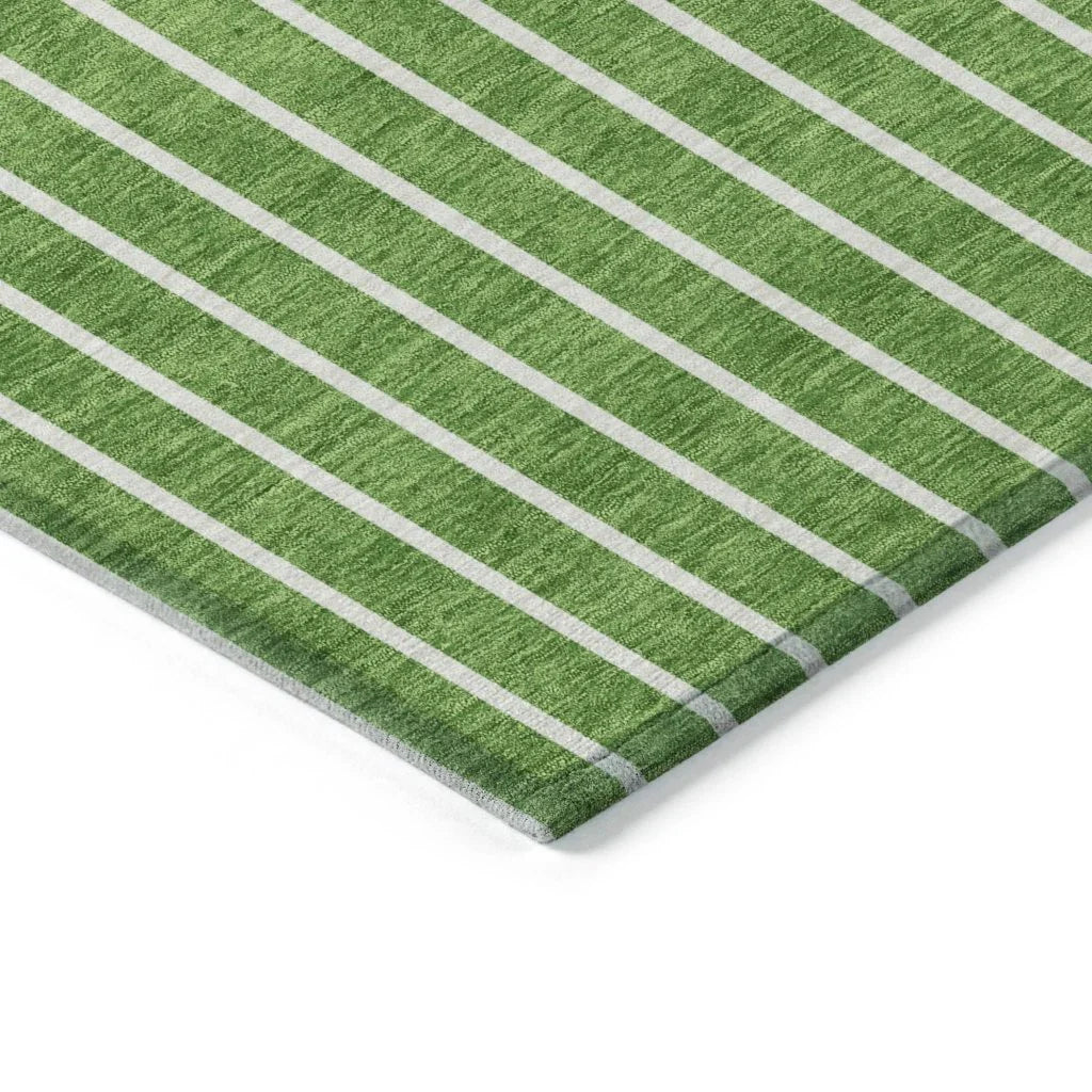 LOOMLAN Rugs Ember Green Washable Indoor-Outdoor Rug