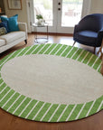 LOOMLAN Rugs Ember Green Washable Indoor-Outdoor Rug