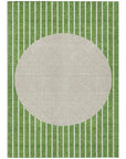 LOOMLAN Rugs Ember Green Washable Indoor-Outdoor Rug