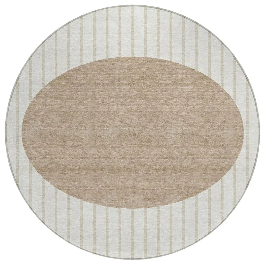 LOOMLAN Rugs Ember Ivory Washable Indoor-Outdoor Rug
