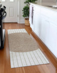 LOOMLAN Rugs Ember Ivory Washable Indoor-Outdoor Rug
