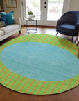 LOOMLAN Rugs Ember Lime Washable Indoor-Outdoor Rug