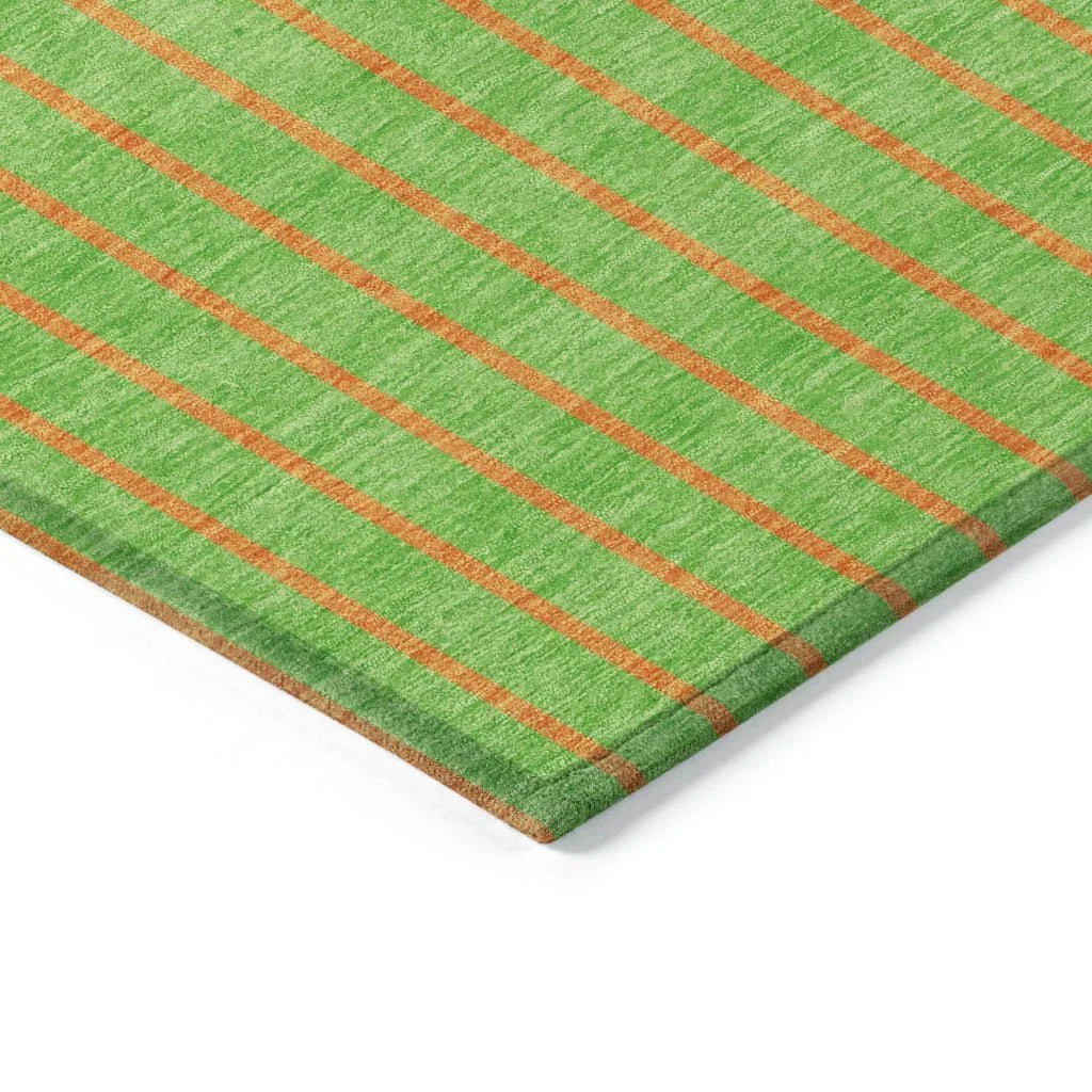 LOOMLAN Rugs Ember Lime Washable Indoor-Outdoor Rug