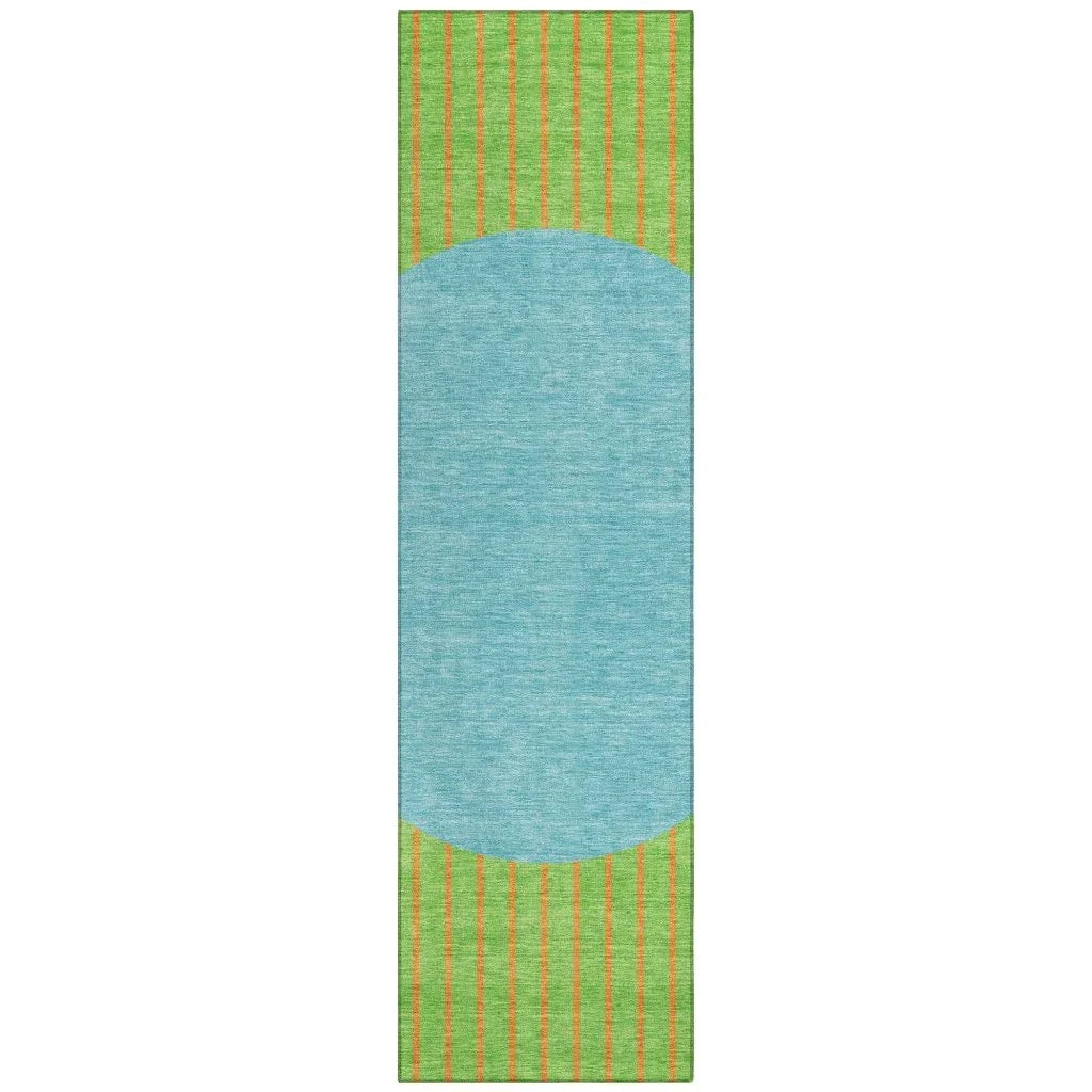 LOOMLAN Rugs Ember Lime Washable Indoor-Outdoor Rug
