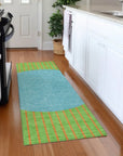 LOOMLAN Rugs Ember Lime Washable Indoor-Outdoor Rug
