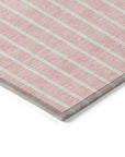 LOOMLAN Rugs Ember Pink Washable Indoor-Outdoor Rug