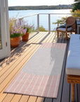 LOOMLAN Rugs Ember Pink Washable Indoor-Outdoor Rug