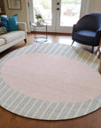 LOOMLAN Rugs Ember Silver Washable Indoor-Outdoor Rug