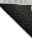 LOOMLAN Rugs Ember Silver Washable Indoor-Outdoor Rug