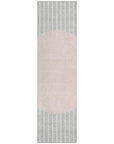 LOOMLAN Rugs Ember Silver Washable Indoor-Outdoor Rug
