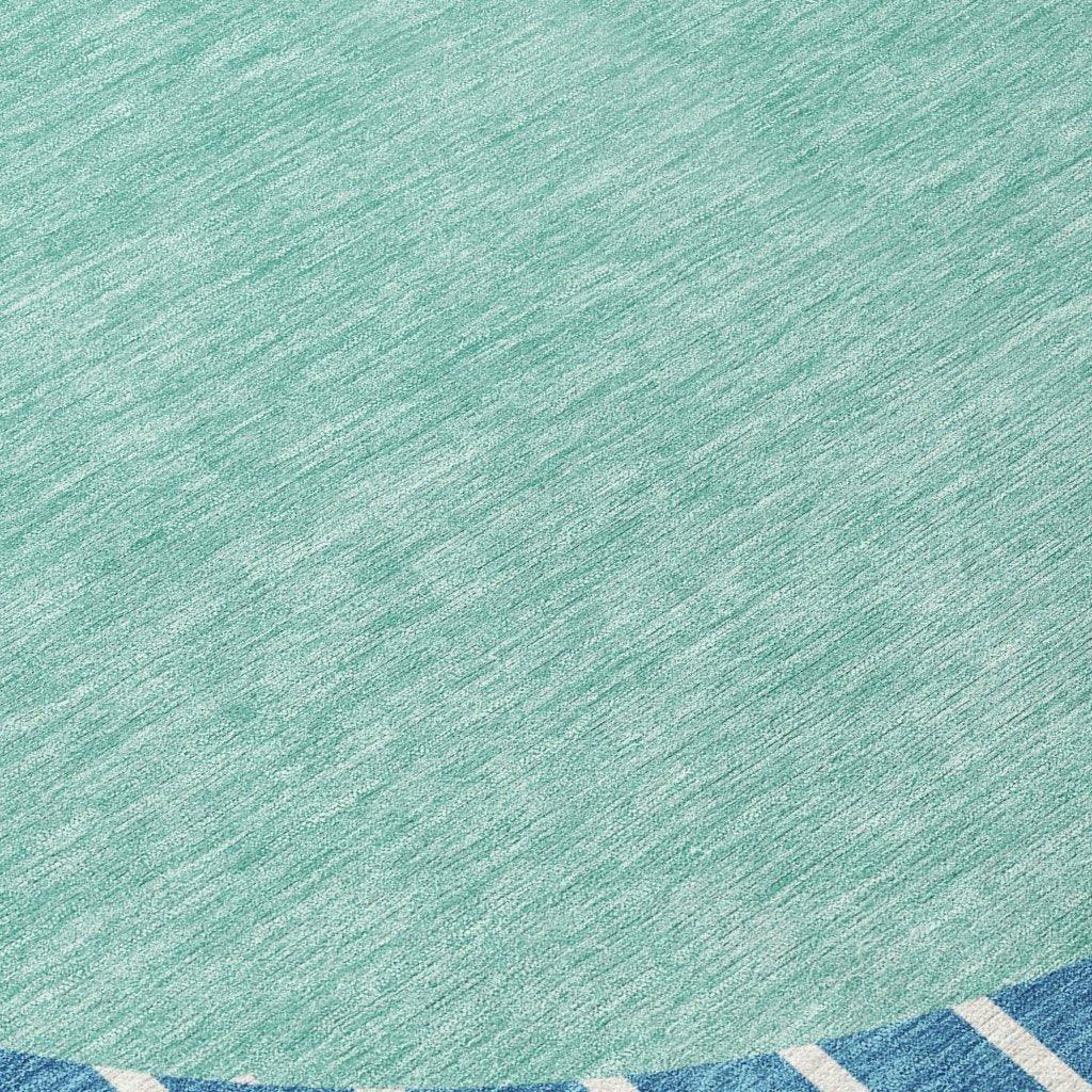 LOOMLAN Rugs Ember Teal Washable Indoor-Outdoor Rug