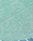 LOOMLAN Rugs Ember Teal Washable Indoor-Outdoor Rug