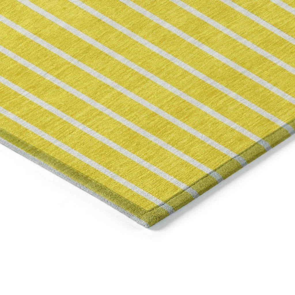 LOOMLAN Rugs Ember Yellow Washable Indoor-Outdoor Rug