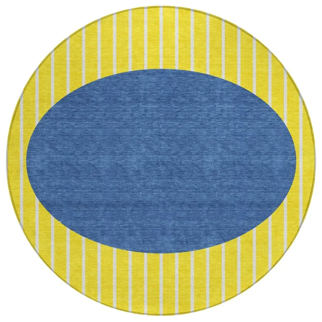 LOOMLAN Rugs Ember Yellow Washable Indoor-Outdoor Rug
