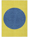 LOOMLAN Rugs Ember Yellow Washable Indoor-Outdoor Rug