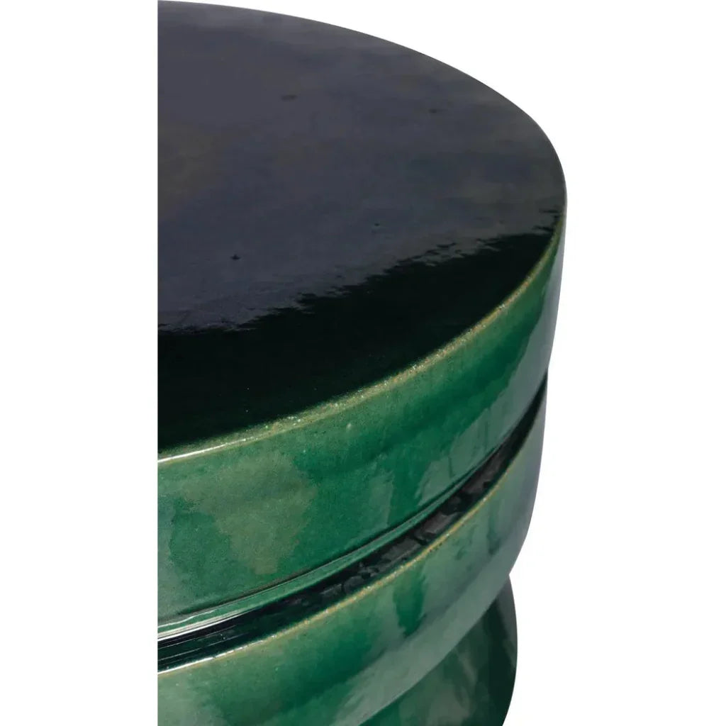 Seasonal Living Embrace Accent Table - Black Outdoor End Table