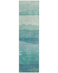 LOOMLAN Rugs Embre Teal Washable Indoor-Outdoor Rug