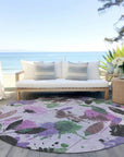 LOOMLAN Rugs Emperesse Purple Washable Indoor-Outdoor Rug