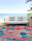LOOMLAN Rugs Emprelle Orange Washable Indoor-Outdoor Rug