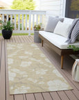 LOOMLAN Rugs Ensa Beige Washable Indoor-Outdoor Rug