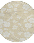 LOOMLAN Rugs Ensa Beige Washable Indoor-Outdoor Rug