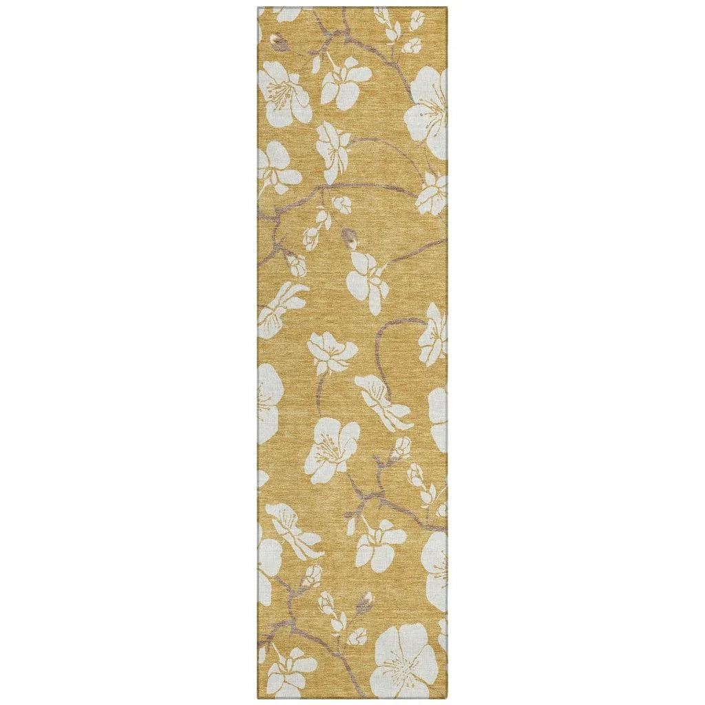 LOOMLAN Rugs Ensa Gold Washable Indoor-Outdoor Rug