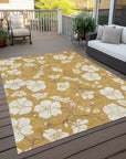 LOOMLAN Rugs Ensa Gold Washable Indoor-Outdoor Rug