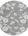 LOOMLAN Rugs Ensa Gray Washable Indoor-Outdoor Rug