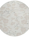 LOOMLAN Rugs Ensa Ivory Washable Indoor-Outdoor Rug