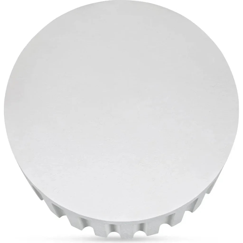 Eris White Concrete Outdoor Round Coffee Table - LOOMLAN - Moe&#39;s Home - Outdoor Coffee Tables