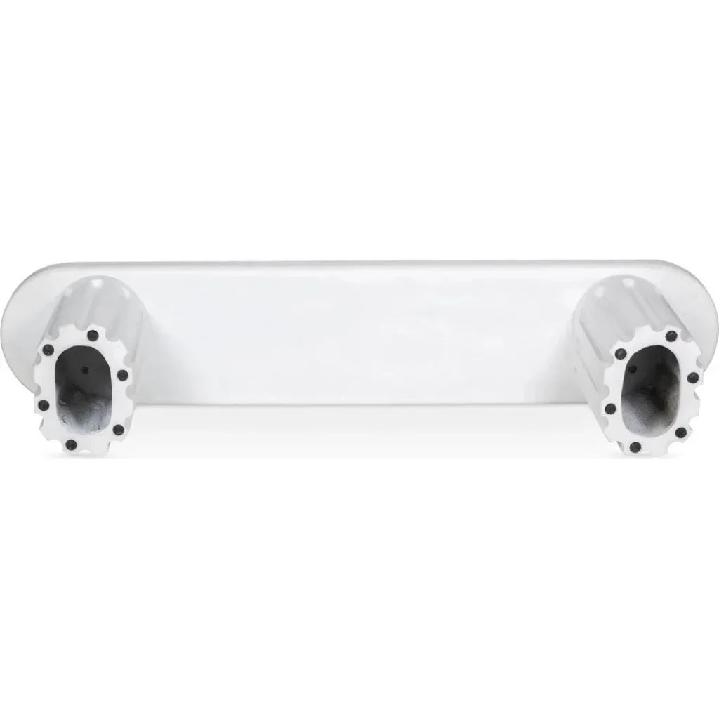 Eris White Concrete &amp; Steel Outdoor Dining Bench - LOOMLAN - Moe&#39;s Home - Outdoor Benches