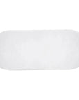 Eris White Concrete & Steel Oval Outdoor Dining Table - LOOMLAN - Moe's Home - Outdoor Dining Tables