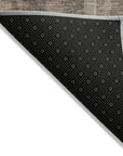 LOOMLAN Rugs Esmara Brown Washable Indoor-Outdoor Rug