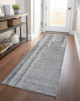 LOOMLAN Rugs Esmara Gray Washable Indoor-Outdoor Rug