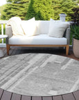 LOOMLAN Rugs Esmara Gray Washable Indoor-Outdoor Rug