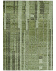 LOOMLAN Rugs Esmara Green Washable Indoor-Outdoor Rug