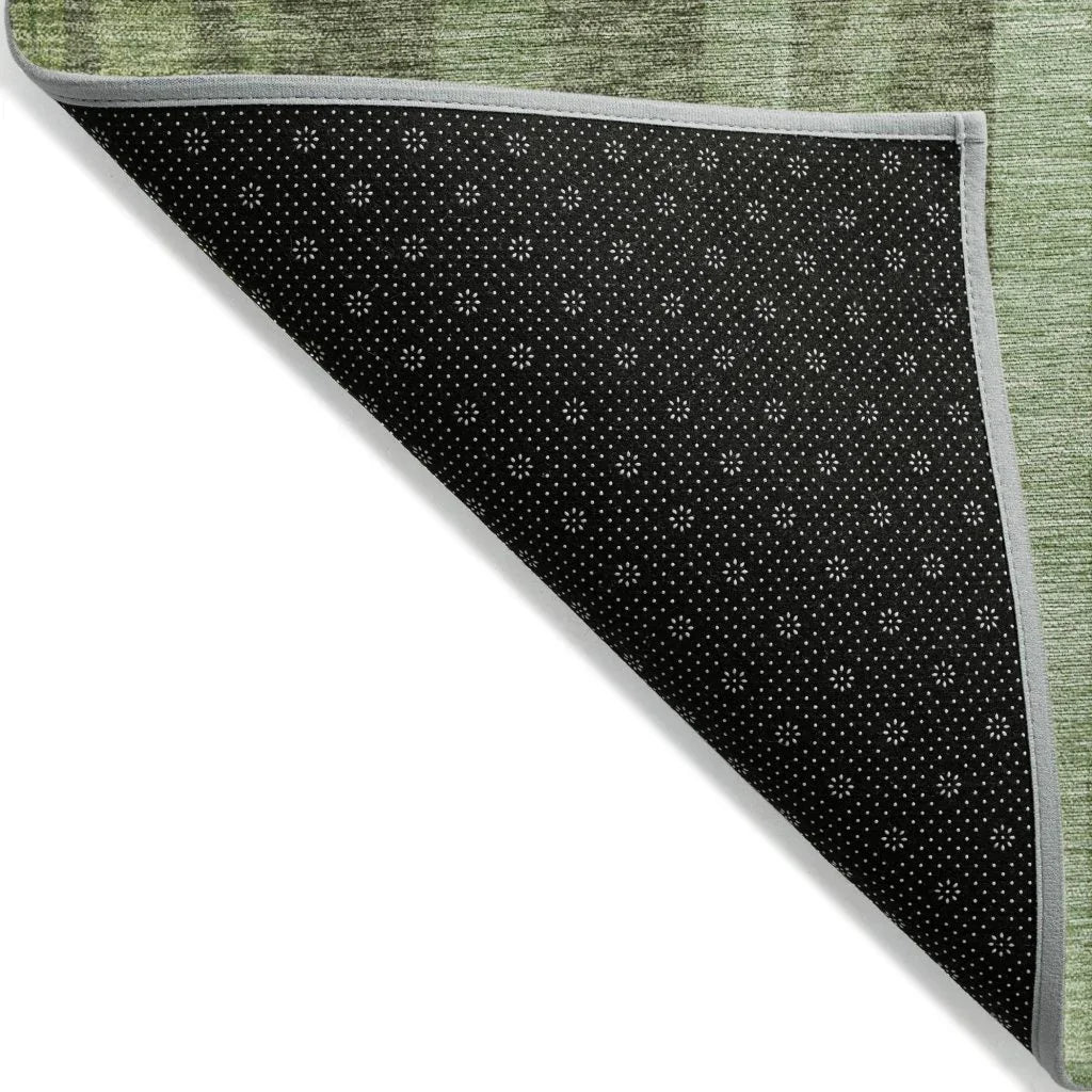 LOOMLAN Rugs Esmara Green Washable Indoor-Outdoor Rug