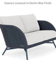 Essence Loveseat All Weather Wicker Furniture - LOOMLAN - Lloyd Flanders - Outdoor Sofas & Loveseats