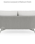 Essence Loveseat All Weather Wicker Furniture - LOOMLAN - Lloyd Flanders - Outdoor Sofas & Loveseats